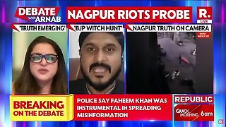 Nagpur Riots Debate With Arnab_ Sedition Charges On ex-Lok Sabha Candidate Fahim Khan