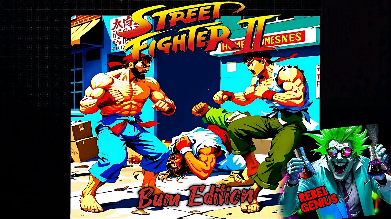 💥 Street Fighter 2 - Crazy Homeless Edition