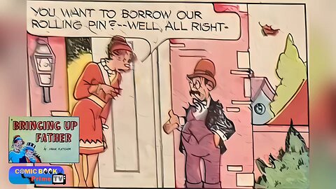 Jiggs faces the music, Bringing up father by George McManus Jiggs and Maggie #shorts #comics #funny