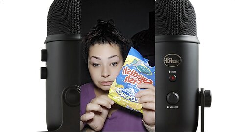 Asmr Swedish Fish Blue Raspberry Candy Eating