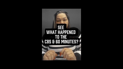 What Happened To CBS & 60 Minutes? 😑