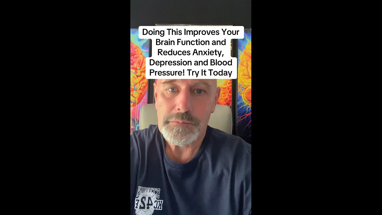 Doing This Improves Your Brain Function and Reduces Anxiety, Depression and Blood Pressure! Try It