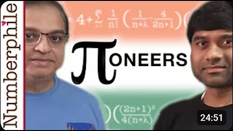 🔢 Pi-oneers: A New Formula for Pi? 🧠 | Interview with Sinha & Saha | Numberphile