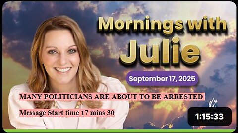 Julie Green subs MANY POLITICIANS ARE ABOUT TO BE ARRESTED