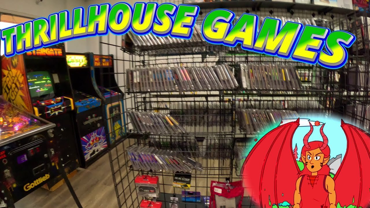 "Epic Game Hunting at Thrillhouse Games | Rare Finds, Retro Classics & Hidden Gems!"