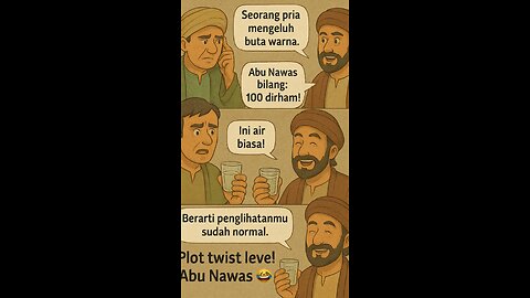 Abu Nawas Jadi Dokter