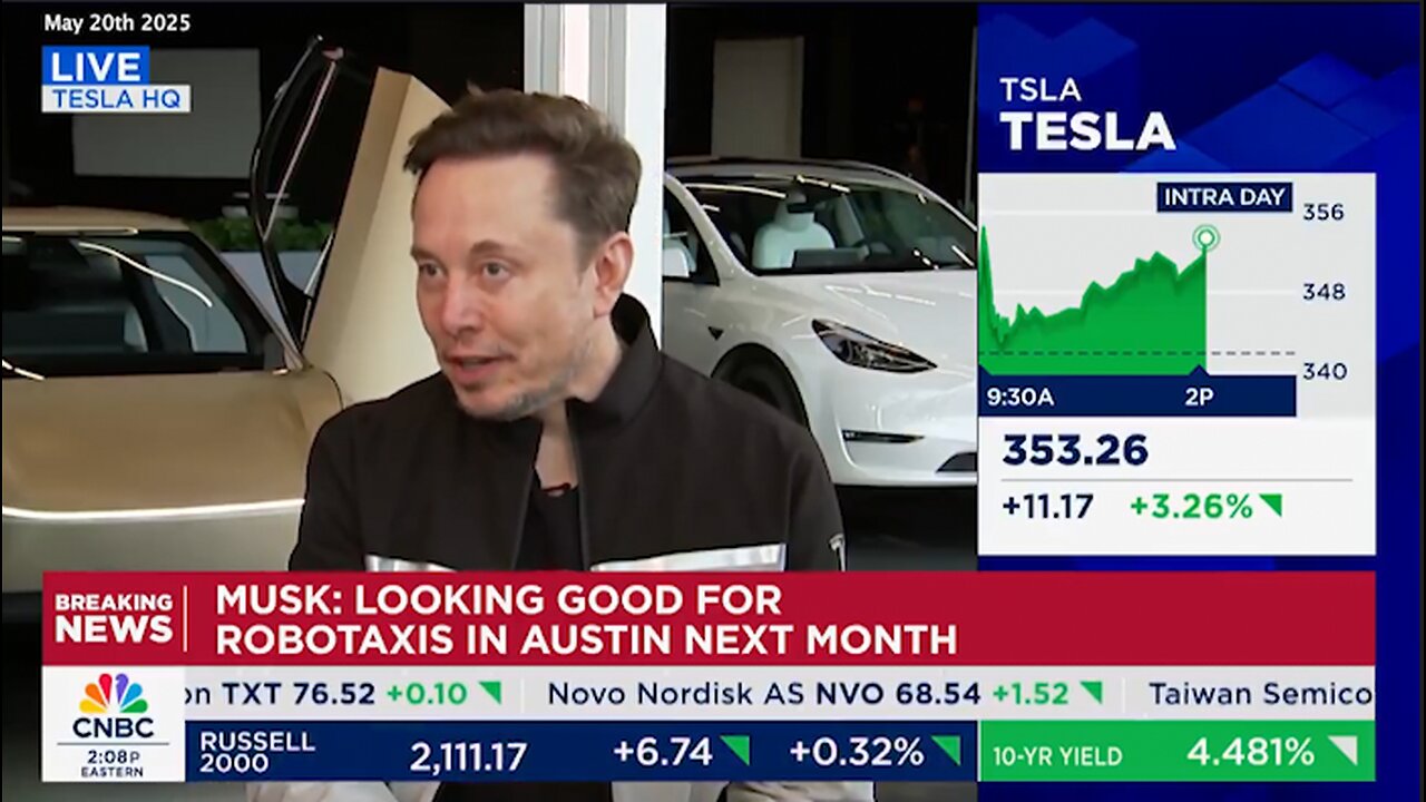 Elon Musk | "Hundreds of Thousands If Not Over a Million Doing Self-Driving In the U.S...A Model Which Is Some Combination of Uber & AirBNB.com...Instead of Your Car Sitting In the Parking Lot. Your Car Could Be Earning Money."