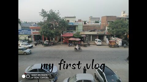 My first time vlogging