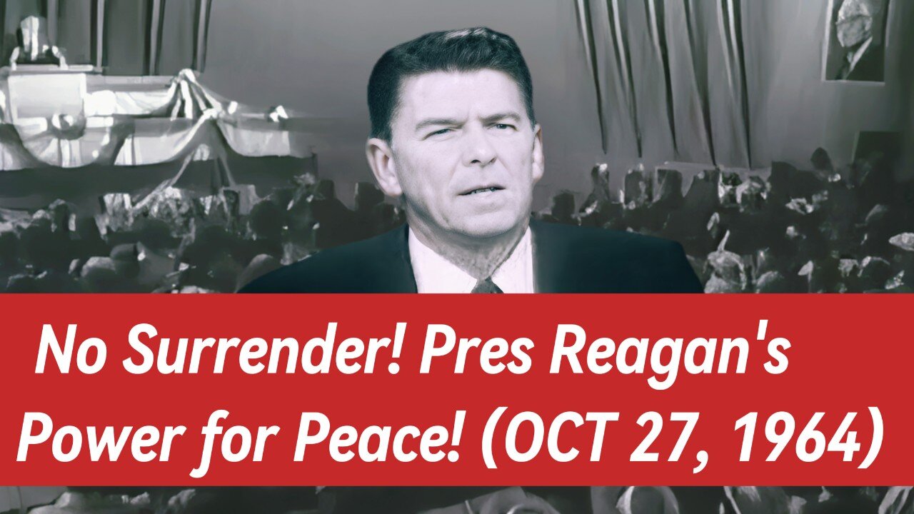 Pres Reagan Warns of Socialism in 1964: Fight Back or Lose It All!