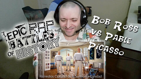 Epic Rap Battles Of History | Bob Ross vs Pablo Picasso | First Time Reacting