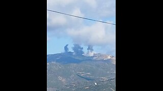 The IDF attacking Hezbollah targets in Lebanon