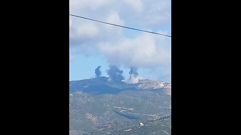 The IDF attacking Hezbollah targets in Lebanon