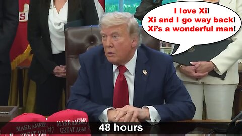 MAGA 4D Chess: 48 hrs after trade war, Trump publish love letter to Xi