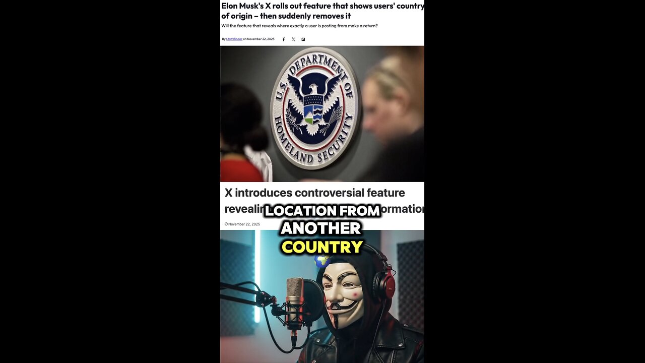 X location puts dept of homeland security in Isreal.