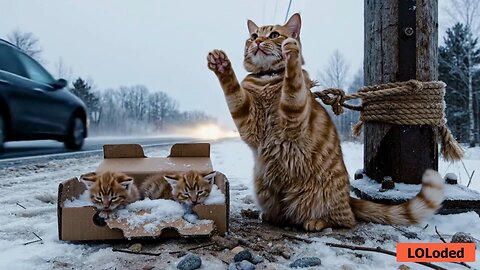 ❄️ Elderly Hero Rescues Abandoned Cat Family from Freezing Blizzard ! 🐱❤️