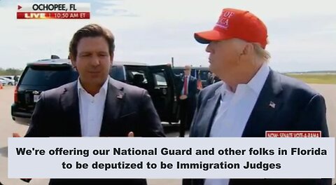 7/1/2025 - NG deputized as Judges at Alligator Alcatraz! Trump & DeSantis dropping bombs