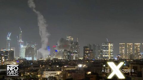 BREAKING FOOTAGE: Tel Aviv Under Attack From Iranian & Houthi Bombardment