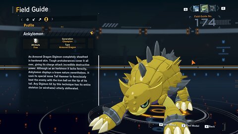 ankylomon all digivolution/de-digivolution/profile Digimon Story Time Stranger