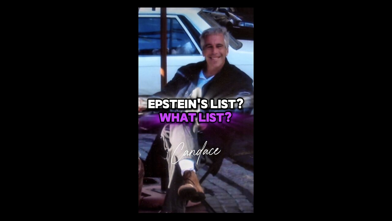Candace ~ Just like Diddy Epstein didn't do Nothing didn't do Nothing