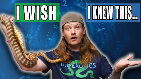 I Wish I Knew This BEFORE I Got Reptiles...