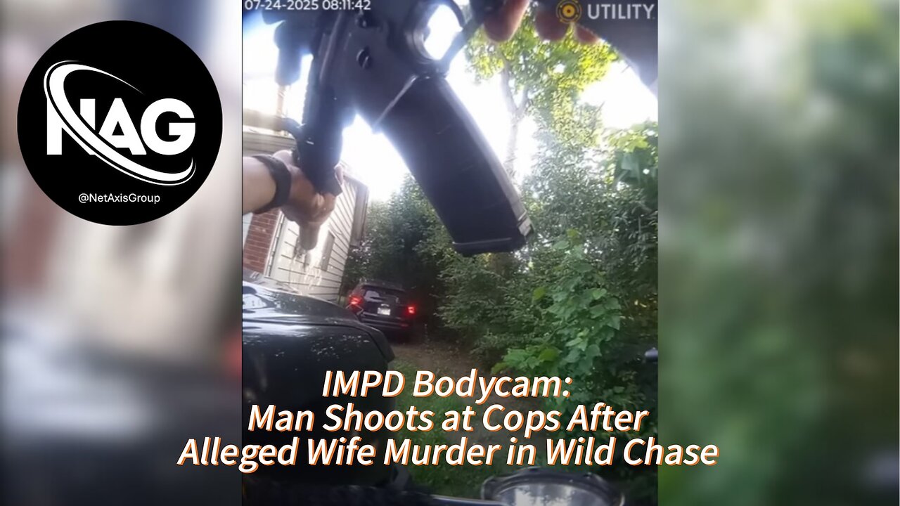 IMPD Bodycam: Man Shoots at Cops After Alleged Wife Murder in Wild Chase