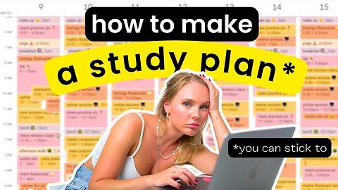 You’re NOT stupid, Your Schedules Are. The Anti-Study Plan Method
