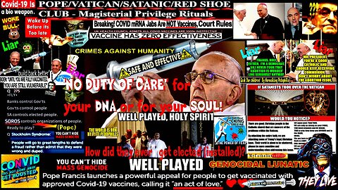 POPE/VATICAN/SATANIC/RED SHOE CLUB - Magisterial Privilege Rituals (compilation version)