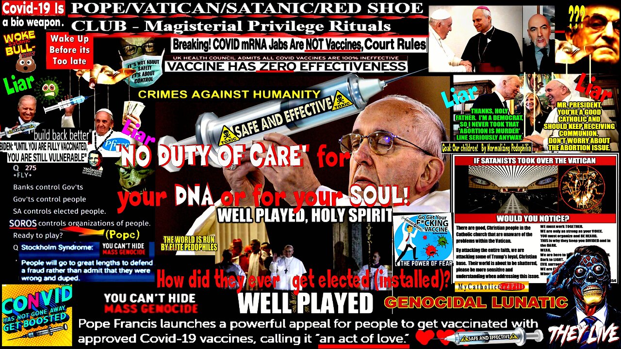 POPE/VATICAN/SATANIC/RED SHOE CLUB - Magisterial Privilege Rituals (compilation version)