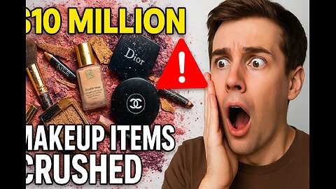 💄$10 MILLION Makeup DESTROYED 😱 | Shocking Crush Test!