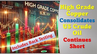 High Grade Copper Consolidates & US Crude Oil STILL BEARISH