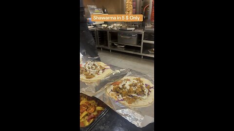 Shawarma in 5 $ only #food #explore #fyp #canada