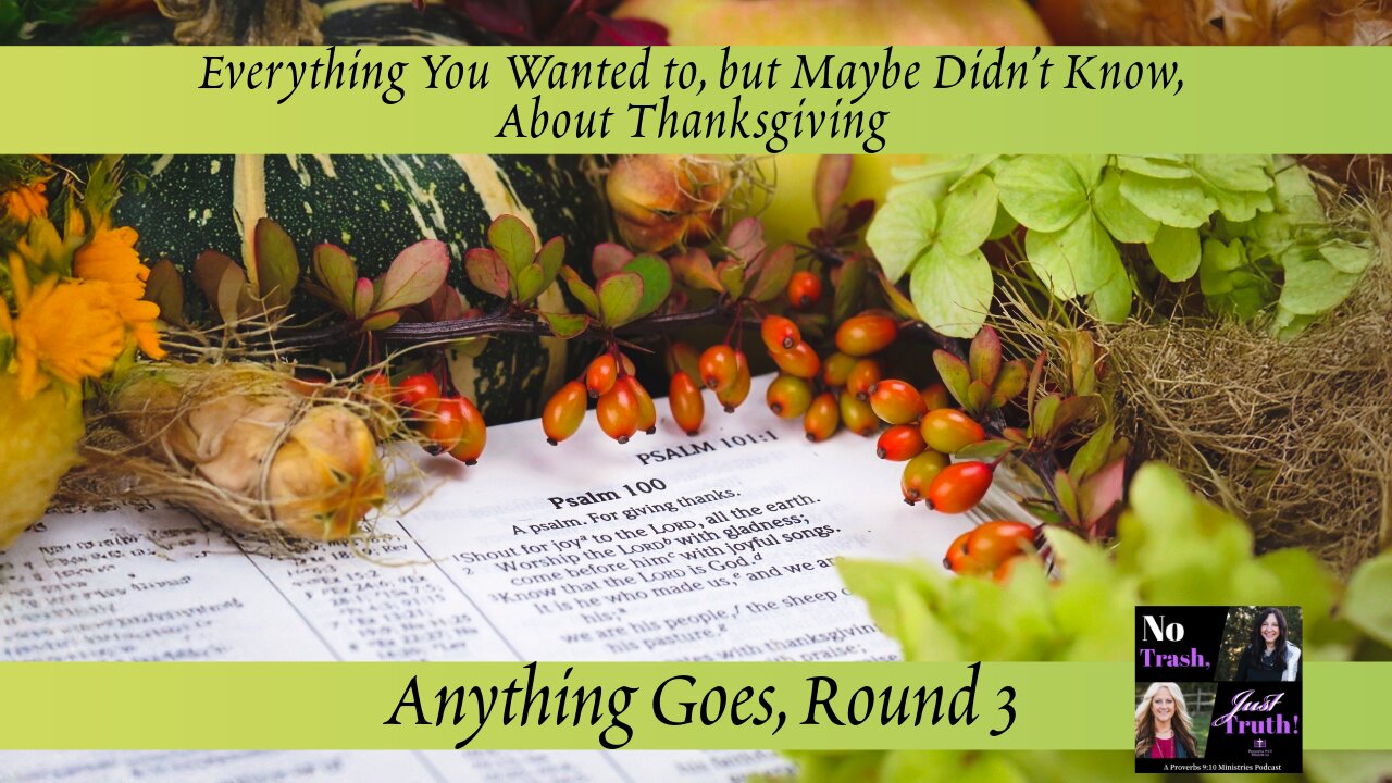 Everything You Wanted to, but Maybe Didn't Know about Thanksgiving