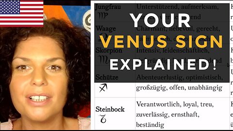 13 – Your Venus Sign in the Horoscope – Meaning & How to Find It