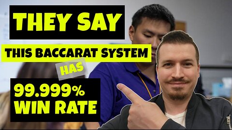🔵 99.999 % WIN RATE with this Baccarat Strategy " THEY SAY " || Is this THE BEST BACCARAT STRATEGY ?