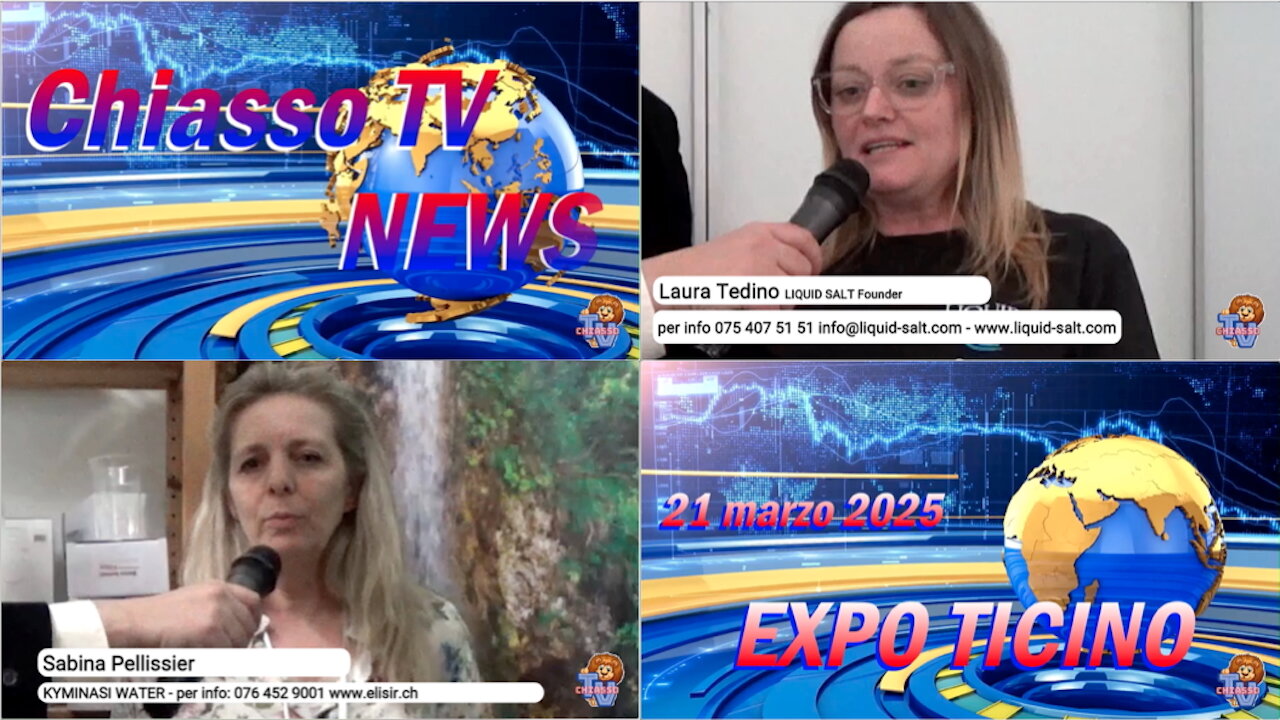 EXPO TICINO 2025 - Acqua alcalina e sale liquido