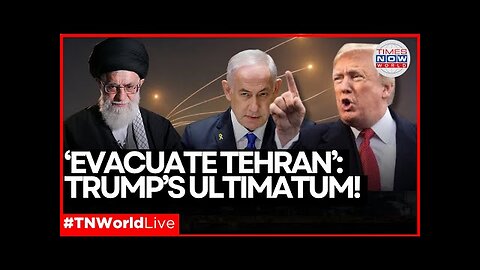 LIVE - “Evacuate Tehran!” – Trump’s STUNNING Warning Moments After G7 Exit! IRAN & ISRAEL'S War....