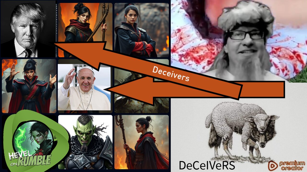 DECEIVERS - Where Is Pope Francis? Why I Am Not MAGA - Premium Finish Up