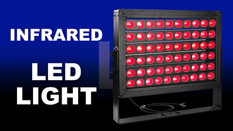 High Intensity Infrared LED Light - 120-277V AC - IP67 Waterproof - High Frost