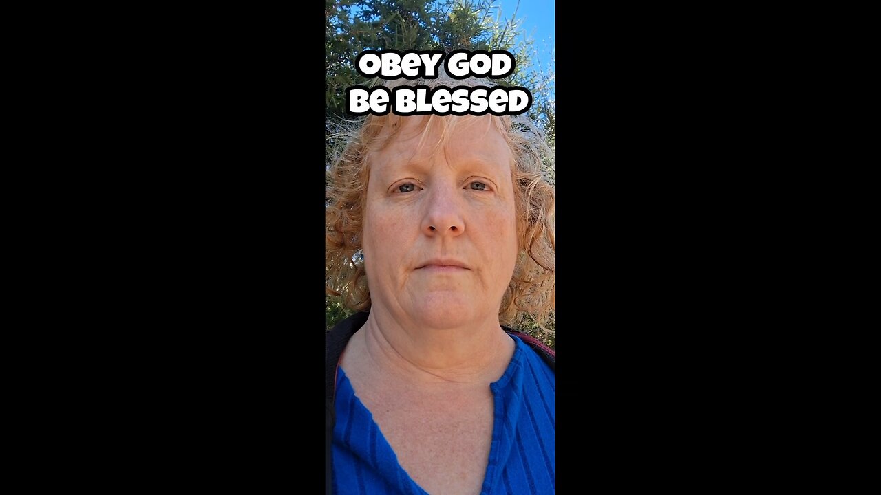 Obey God and Be Blessed