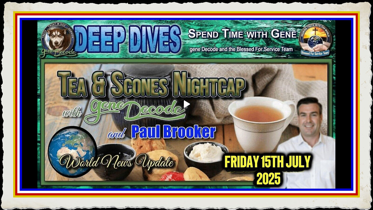 TEA SCONES WITH GENE DECODE PAUL BROOKER