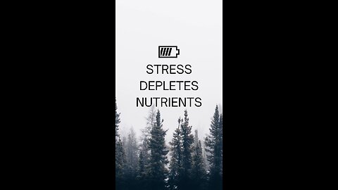 how stress leads to nutritional deficiencies