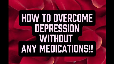 How Overcome Your Depression? ❤️‍🩹 #truth