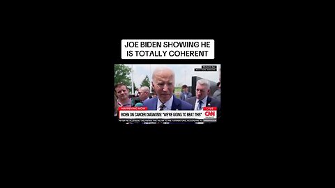 Joe Biden showing he is totally coherent