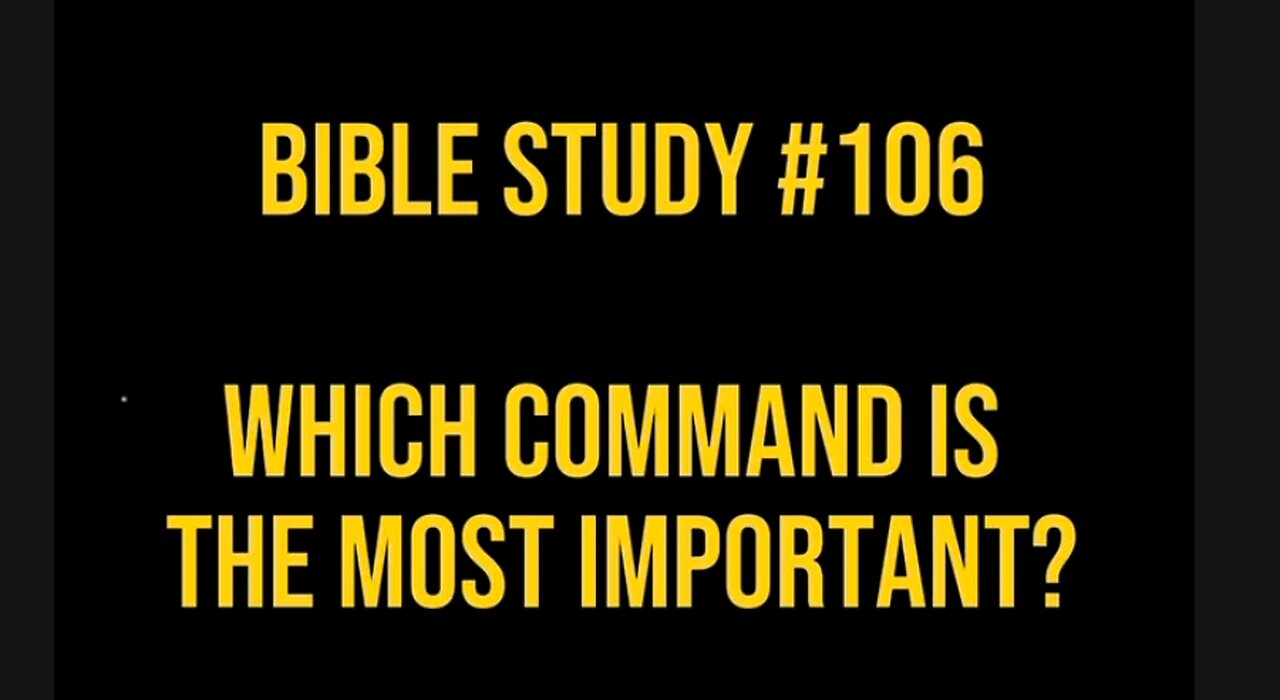 📍 Bible Study #106 📖 Which Command Is The Most Important? #ASL #deaf #signlanguage #bible