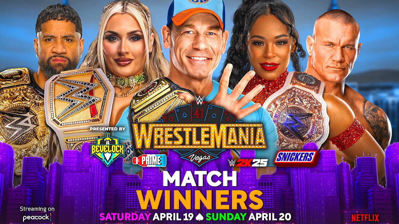 WWE WrestleMania 41 - Match Winner | Bevelock