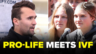 Charlie Kirk Faces IVF Debate... With IVF Twins 👀