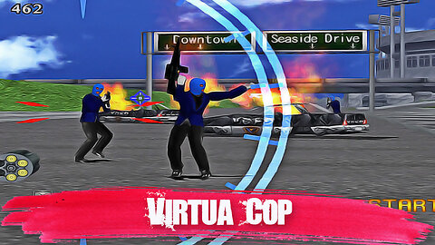 Virtua Cop - PC (Gameplay)