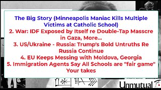 Liberty Conspiracy LIVE 8-27-25 MN Shooter, Trump Lies Re Ukraine, USAID IS Exposed MORE,