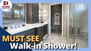 Modern Bathroom with INCREDIBLE Walk-in Shower!