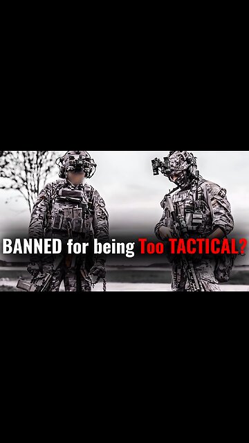 This loadout was BANNED for being too Tactical?
